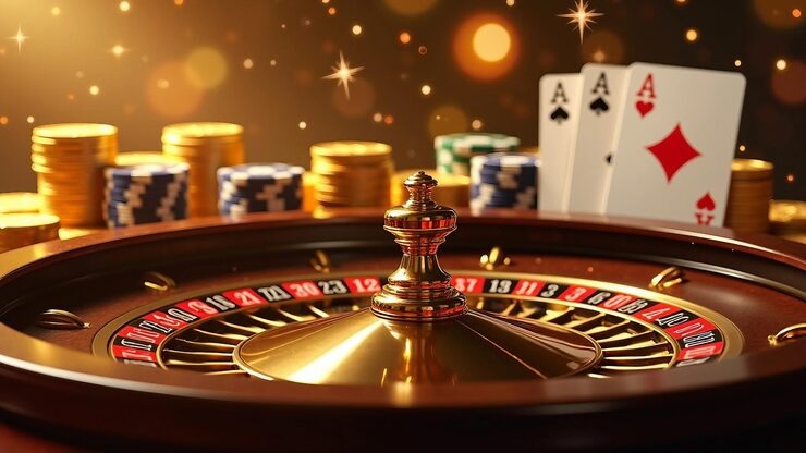 Live dealer at rolet Ninja vs Samurai table with card layout visible